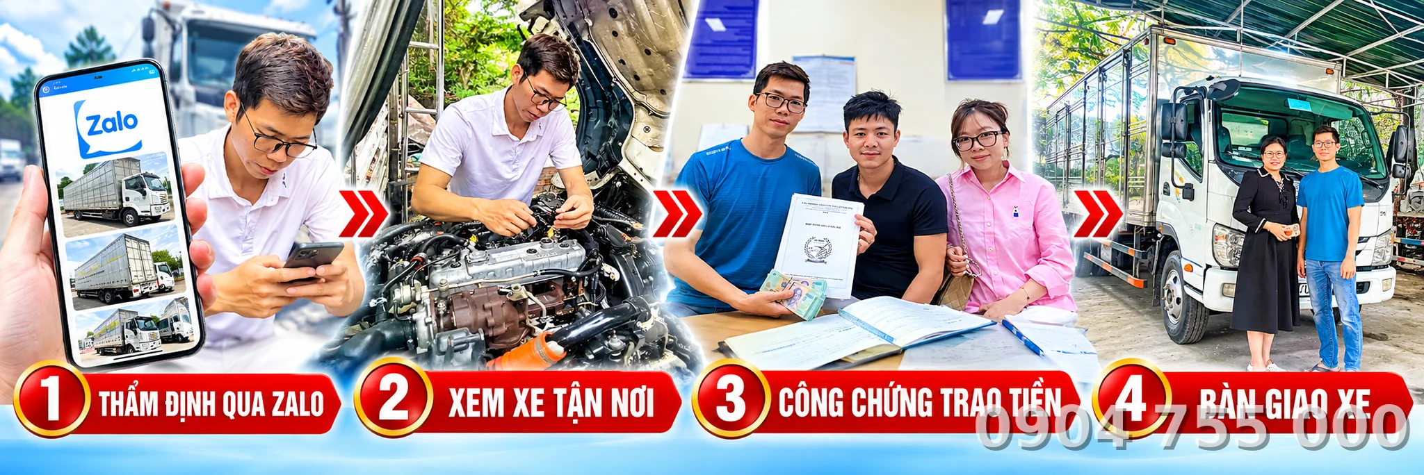 quy-trinh-7-buoc-thu-mua-xe-tai-cu-nhanh-gon